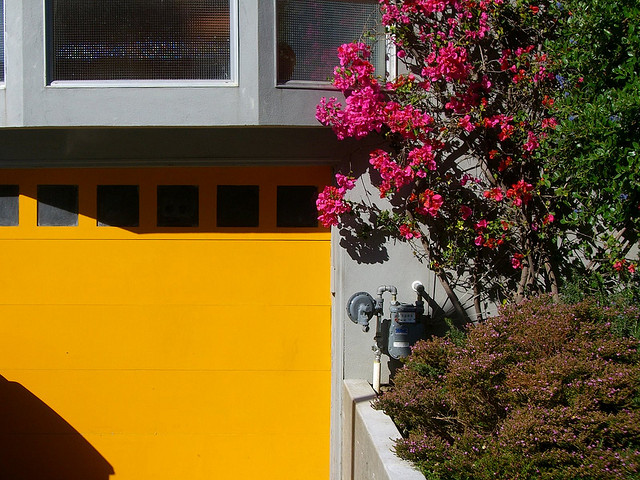 Overhead Door Yankton Yellow Garage Door