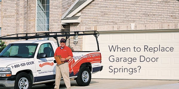 When To Replace Your Garage Door Springs